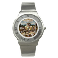 Heronimus Bosch The Haywagon 2 Stainless Steel Watch by impacteesstreetwearthree