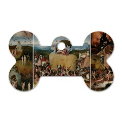 Heronimus Bosch The Haywagon 2 Dog Tag Bone (two Sides) by impacteesstreetwearthree