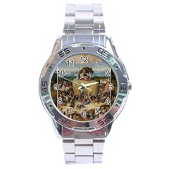 Heronimus Bosch The Haywagon 2 Stainless Steel Analogue Watch