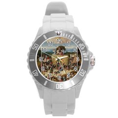 Heronimus Bosch The Haywagon 2 Round Plastic Sport Watch (l)