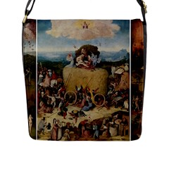 Heronimus Bosch The Haywagon 2 Flap Closure Messenger Bag (l)