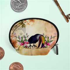 Funny Coutan With Flowers Accessory Pouch (small) by FantasyWorld7