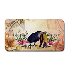 Funny Coutan With Flowers Medium Bar Mats by FantasyWorld7