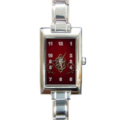 Wonderful Decorative Celtic Knot Rectangle Italian Charm Watch by FantasyWorld7