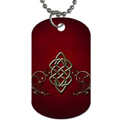 Wonderful Decorative Celtic Knot Dog Tag (one Side) by FantasyWorld7