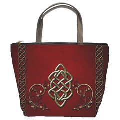 Wonderful Decorative Celtic Knot Bucket Bag by FantasyWorld7