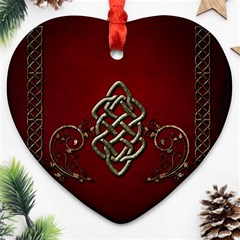 Wonderful Decorative Celtic Knot Ornament (heart) by FantasyWorld7