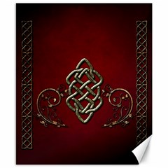 Wonderful Decorative Celtic Knot Canvas 8  X 10  by FantasyWorld7