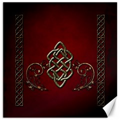 Wonderful Decorative Celtic Knot Canvas 12  X 12  by FantasyWorld7