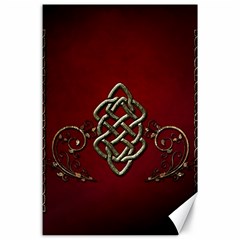 Wonderful Decorative Celtic Knot Canvas 24  X 36  by FantasyWorld7