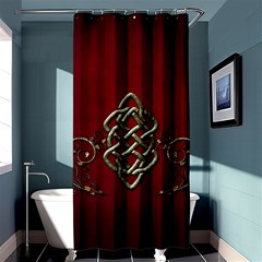 Wonderful Decorative Celtic Knot Shower Curtain 36  X 72  (stall)  by FantasyWorld7