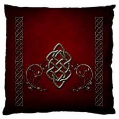 Wonderful Decorative Celtic Knot Standard Flano Cushion Case (one Side) by FantasyWorld7