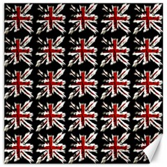 British Flag Canvas 12  x 12 