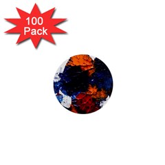 Falling Leaves 1  Mini Buttons (100 Pack)  by WILLBIRDWELL