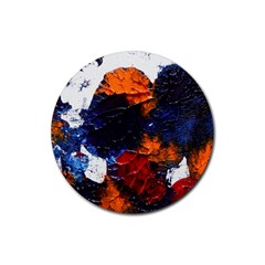 Falling Leaves Rubber Round Coaster (4 Pack)  by WILLBIRDWELL