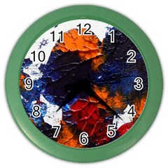 Falling Leaves Color Wall Clock by WILLBIRDWELL