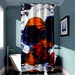 Falling Leaves Shower Curtain 36  X 72  (stall)  by WILLBIRDWELL