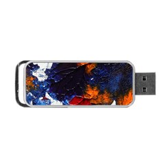 Falling Leaves Portable Usb Flash (two Sides) by WILLBIRDWELL