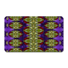 Divine Flowers Striving To Reach Universe Magnet (rectangular) by pepitasart