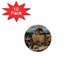 Heronimus Bosch The Haywagon 2 1  Mini Buttons (10 Pack)  by impacteesstreetwearthree