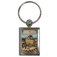 Heronimus Bosch The Haywagon 2 Key Chain (rectangle)