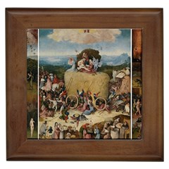 Heronimus Bosch The Haywagon 2 Framed Tiles