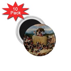 Heronimus Bosch The Haywagon 2 1 75  Magnets (10 Pack) 