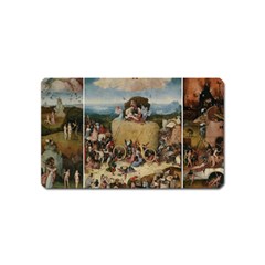 Heronimus Bosch The Haywagon 2 Magnet (name Card) by impacteesstreetwearthree