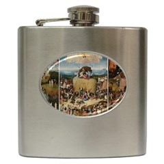 Heronimus Bosch The Haywagon 2 Hip Flask (6 Oz)