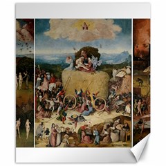 Heronimus Bosch The Haywagon 2 Canvas 8  X 10 