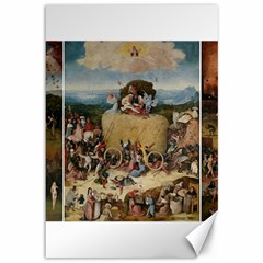 Heronimus Bosch The Haywagon 2 Canvas 12  X 18 