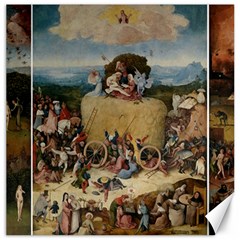 Heronimus Bosch The Haywagon 2 Canvas 16  X 16 