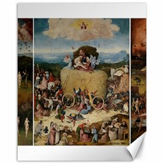 Heronimus Bosch The Haywagon 2 Canvas 16  X 20 