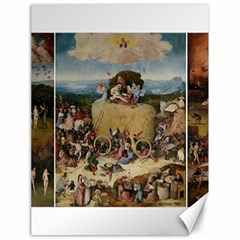 Heronimus Bosch The Haywagon 2 Canvas 18  X 24 