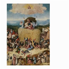 Heronimus Bosch The Haywagon 2 Small Garden Flag (two Sides)