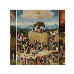 Heronimus Bosch The Haywagon Small Satin Scarf (square) by impacteesstreetwearthree