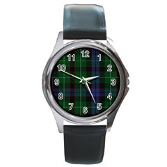 Abercrombie Tartan Round Metal Watch by impacteesstreetwearfour