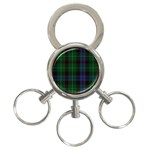 Abercrombie Tartan 3-Ring Key Chain Front