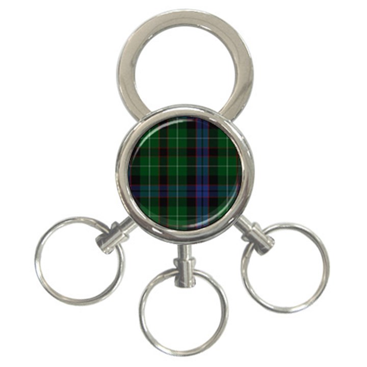 Abercrombie Tartan 3-Ring Key Chain