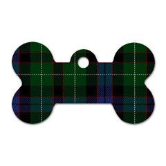 Abercrombie Tartan Dog Tag Bone (one Side)