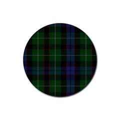 Abercrombie Tartan Rubber Round Coaster (4 Pack)  by impacteesstreetwearfour