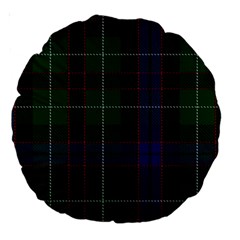 Abercrombie Tartan Large 18  Premium Round Cushions by impacteesstreetwearfour