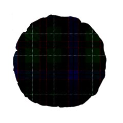 Abercrombie Tartan Standard 15  Premium Flano Round Cushions by impacteesstreetwearfour