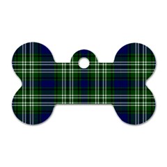 Tweedside District Tartan Dog Tag Bone (one Side) by impacteesstreetwearfour