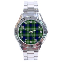 Tweedside District Tartan Stainless Steel Analogue Watch by impacteesstreetwearfour