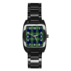 Tweedside District Tartan Stainless Steel Barrel Watch by impacteesstreetwearfour