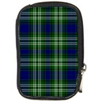 Tweedside District Tartan Compact Camera Leather Case Front