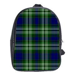 Tweedside District Tartan School Bag (xl) by impacteesstreetwearfour