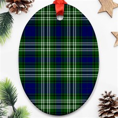 Tweedside District Tartan Oval Ornament (two Sides) by impacteesstreetwearfour