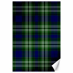 Tweedside District Tartan Canvas 12  X 18  by impacteesstreetwearfour